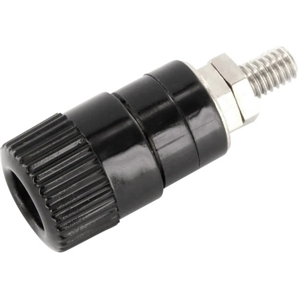 Stezaljka s polovima Crna 6 A econ connect 100 ST slika