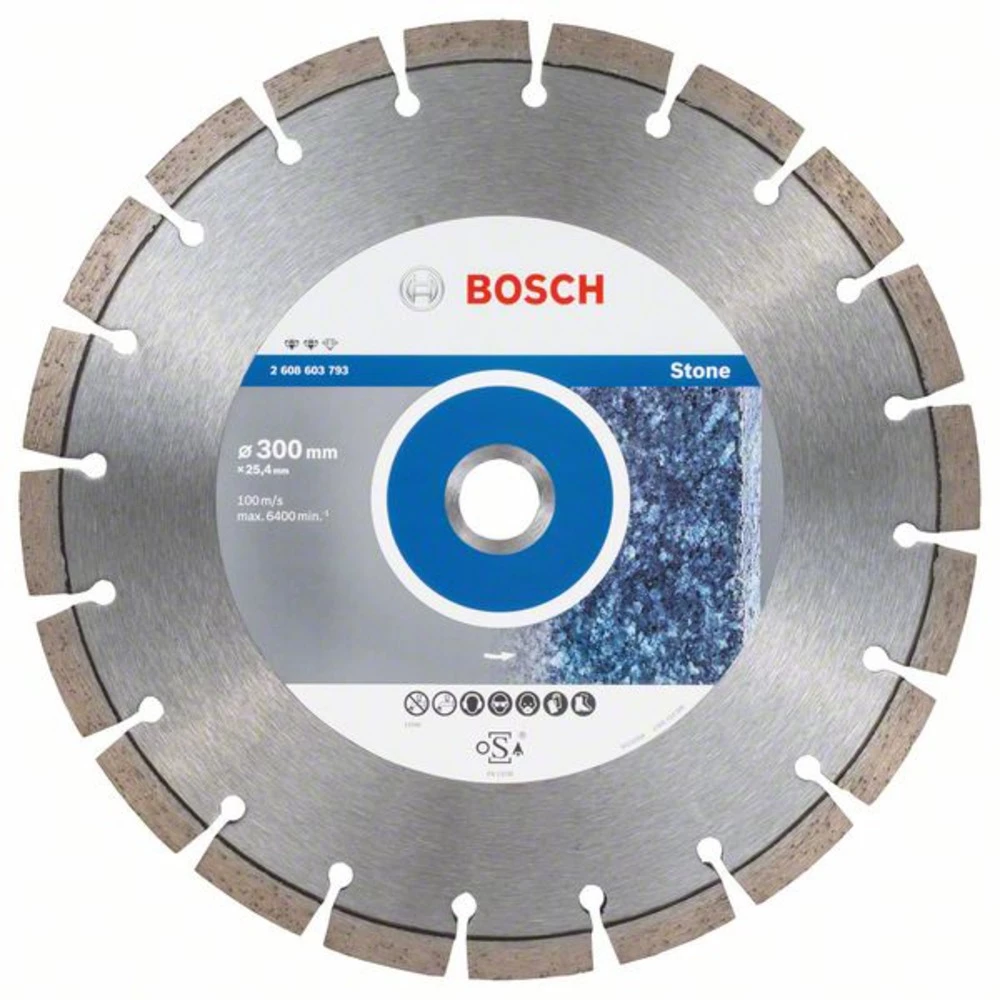 Dijamantni nož Expert for Stone, 300 x 25,40 x 2,8 x 12 mm Bosch Accessories 2608603793 promjer 300 mm 1 ST slika