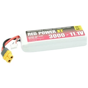 Red Power lipo akumulatorski paket za modele 11.1 V 3000 mAh softcase XT60 slika