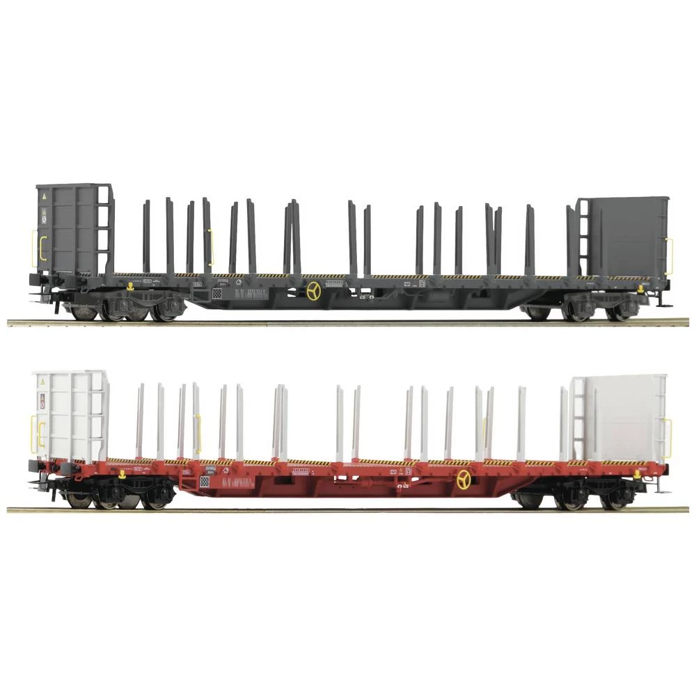 Roco 76021 H0 set od 2 vagona za prijevoz drveta ÖBB slika