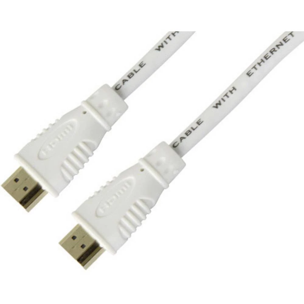 TECHly HDMI Priključni kabel [1x Muški konektor HDMI - 1x Muški konektor HDMI] 0.5 m Crna slika