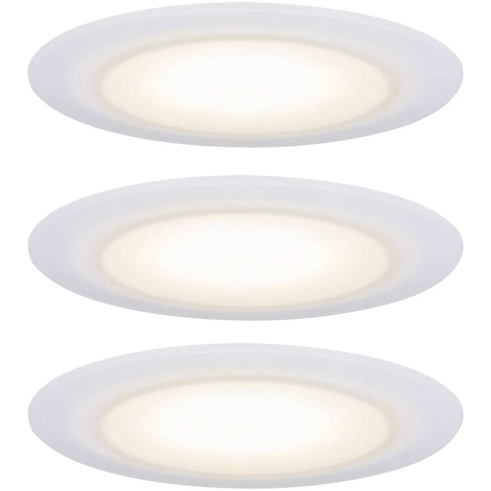 LED ugradno svjetlo za kupaonicu 3-dijelni komplet 19.5 W Jantarna boja, Toplo-bijela Paulmann 99942 Bijela slika