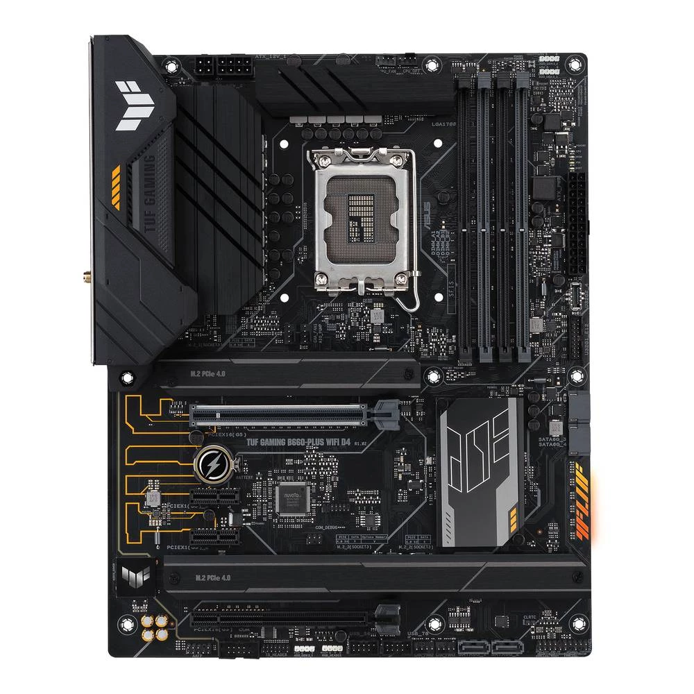 ASUS TUF GAMING B660-PLUS WIFI D4, Intel, LGA 1700, Intel® Celeron®, Intel® Core™ i3, Intel® Core™ i5, Intel® Core™ i7, Intel® Core™ i9,..., DDR4 SDRAM, 128 GB, DIMM Asus TUF GAMING B660-PLUS WIFI ... slika