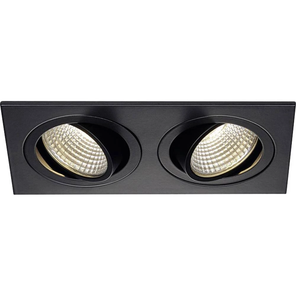 LED ugradna svjetiljka 12 W Toplo-bijela SLV New Tria 113920 Crna (mat) slika
