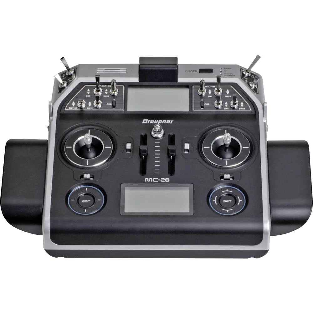 Graupner mc-28 HoTT Panel daljinski upravljač 2,4 GHz Broj kanala: 16 Uklj. prijemnik slika