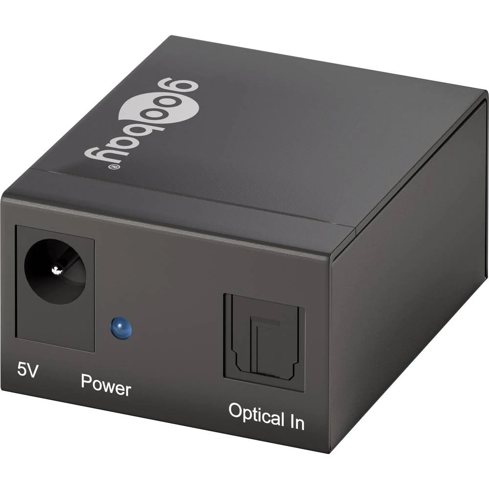 2 ulaza Toslink-razdjelnik Goobay 58974 LED zaslon Crna slika