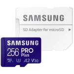 Samsung PRO Plus sdxc kartica 256 GB Class 10, Class 10 UHS-I, UHS-I, v30 Video Speed Class 4K video podrška, a2 standard , uklj. sd-adapter, otporan na udarce