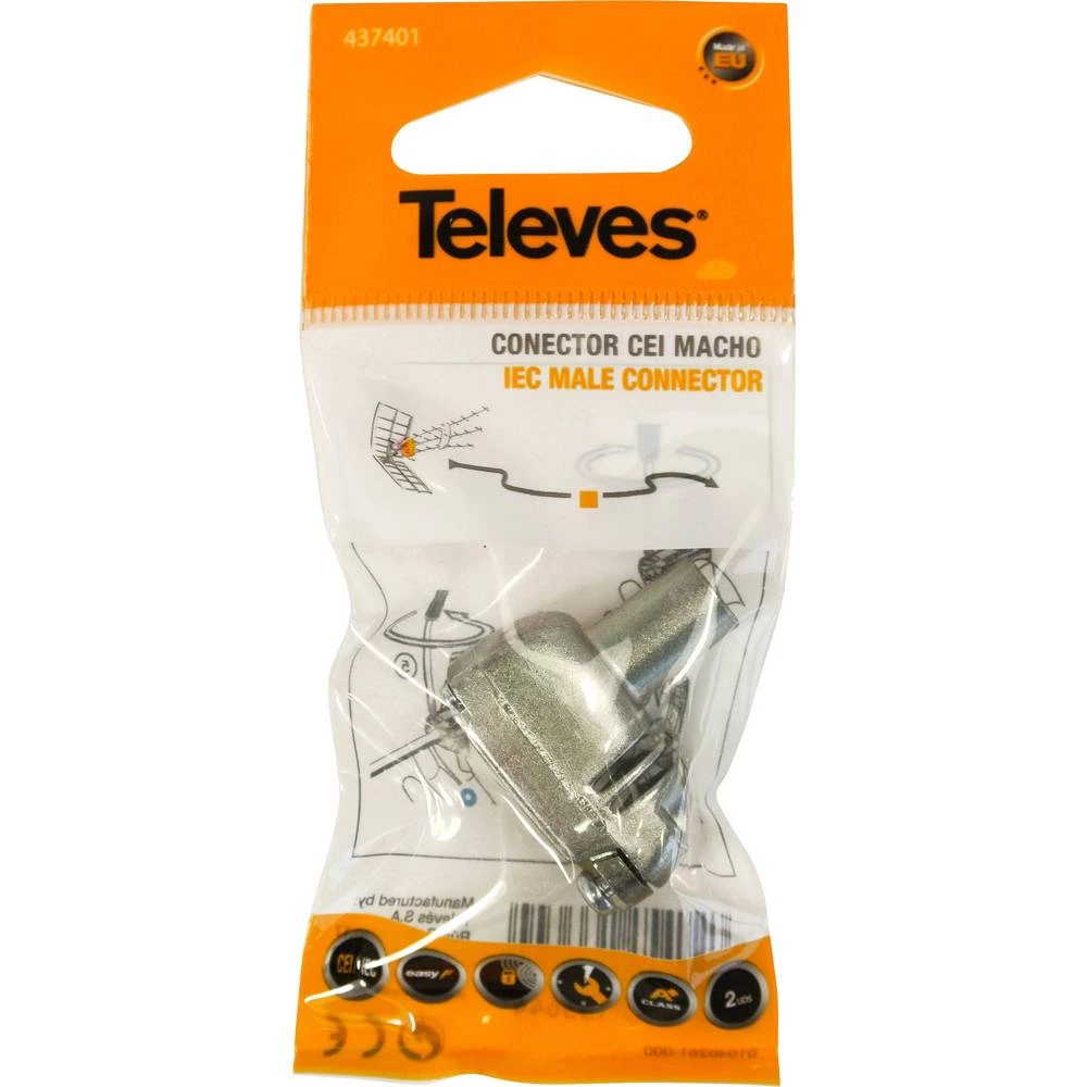 Televes 437401 Televes IEC kutni konektor Televes slika