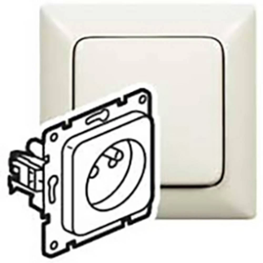 Legrand   utičnica Galea / Pro21 bademovo bijela 776047 slika