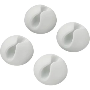 TRU COMPONENTS 542241 SWC-10WT/4P Držač kabela Bijela 4 ST slika