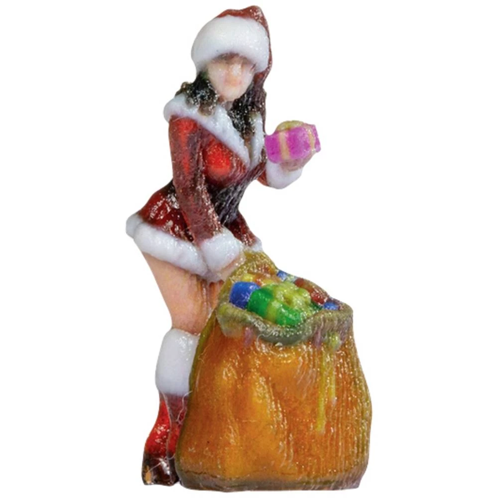 NOCH h0 Djevojka Djed Božićnjak obojen, stacionarni slika