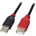 LINDY USB kabel USB 2.0 USB-A utikač, USB-A utičnica 5.00 m crna  42817