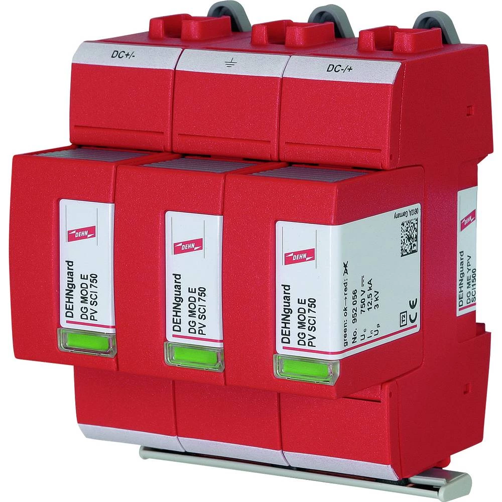 DEHN 952520 Überspannungsableiter Typ 2 DEHNguard ME Mehrpolig für PV-Anlagen bis 1500V DC odvodnik prenapona   12.5 kA  1 St. slika