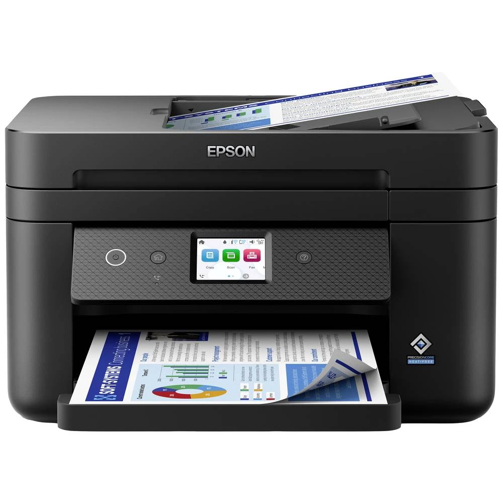 Epson WorkForce WF-2960DWF inkjet višenamjenski pisač A4 pisač, skener, kopirni stroj, faks ADF, Duplex, USB, WLAN slika