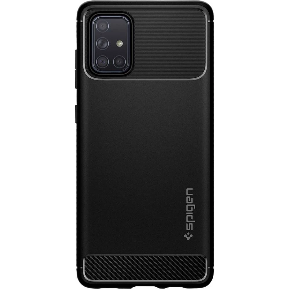 Spigen Rugged Armor case Samsung Galaxy A71 maT-crna slika
