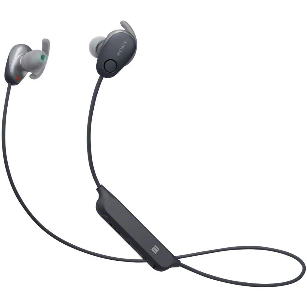 Bluetooth&reg; Sportske Naglavne slušalice Sony WI-SP600N U ušima Slušalice s mikrofonom, Slušalice za okovrata, NFC, Poništavan slika