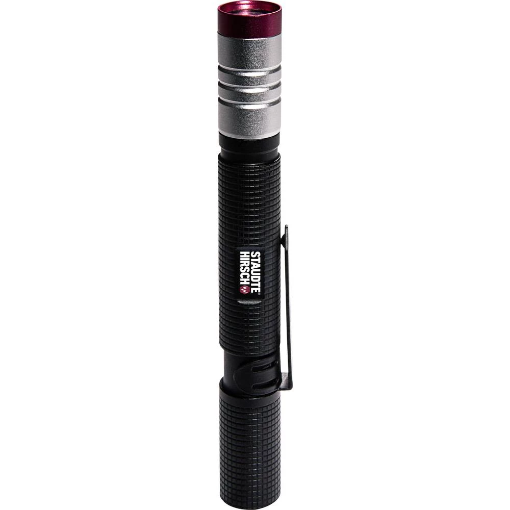 LED Penlight S kopčom za remen Staudte-Hirsch SH-5.400 baterijski pogon 50 lm 54 g Crna, Srebrna, Crvena slika
