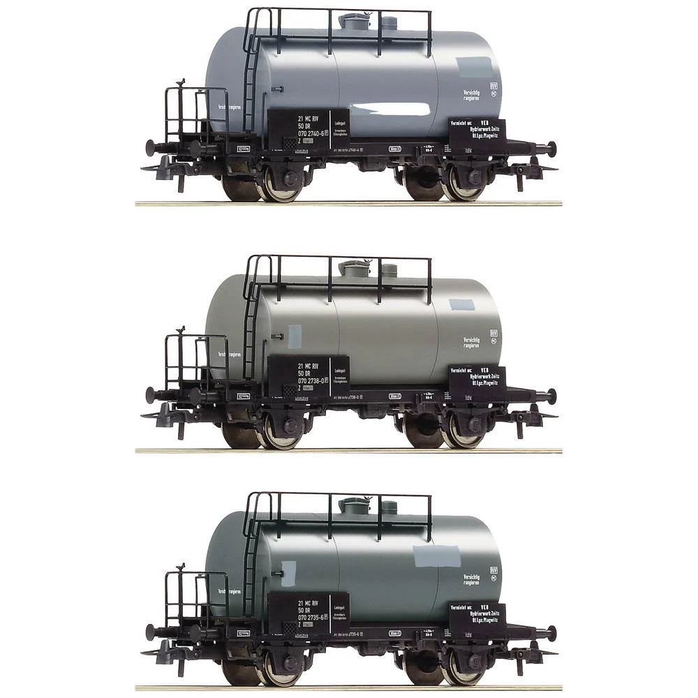 Roco 77021 H0 set od 3 vagona cisterne DR slika