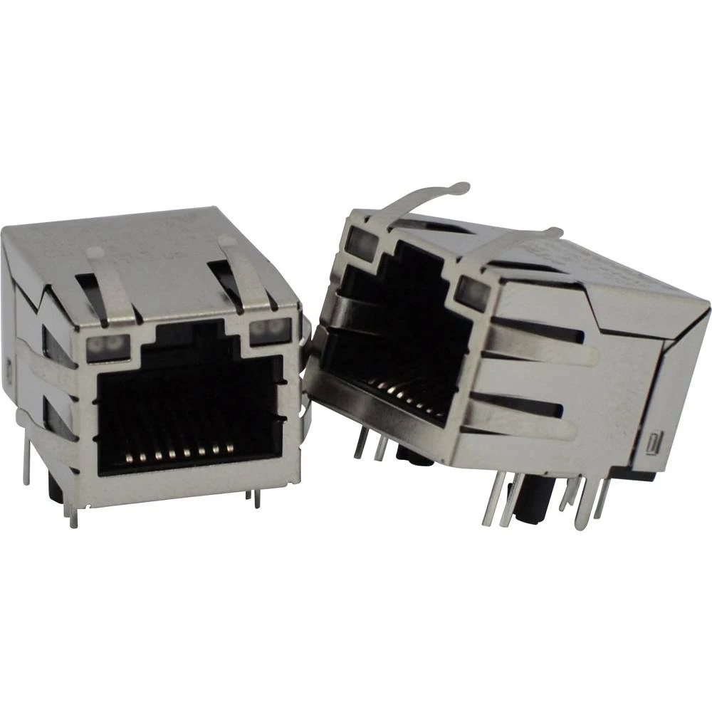 Ženski konektor, horizontalna ugradnja Metalna Trxcom TRJG16314CNL 1 ST slika