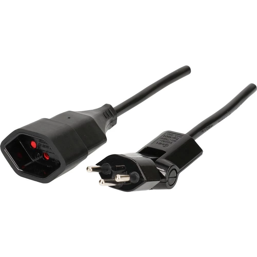 Max Hauri 129049 struja produžetak 10 A crna 0.50 m slika