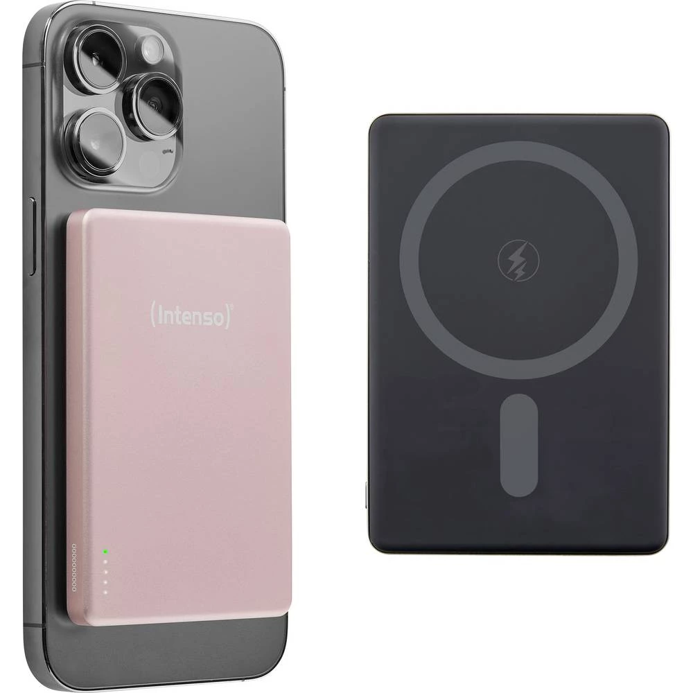Intenso Intenso Power Bank MW5000 rose powerbank (rezervna baterija) 5000 mAh Power Delivery LiPo USB-C® ruža slika