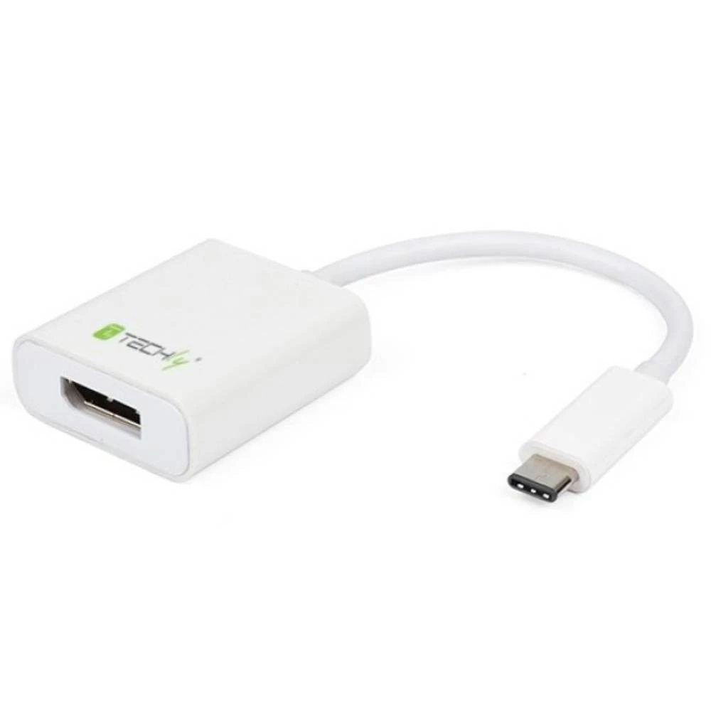USB / DisplayPort Adapter [1x Muški konektor USB-C&trade; - 1x Ženski konektor DisplayPort] Bijela TECHly slika
