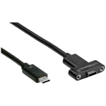 Lyndahl USB kabel USB 3.2 gen.2 (USB 3.1 gen.2) USB-C® utikač, USB-C® utičnica 0.2 m crna  LKPK032