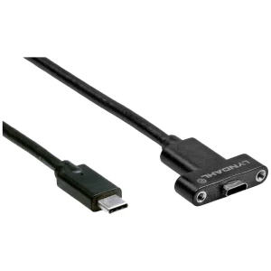 Lyndahl USB kabel USB 3.2 gen.2 (USB 3.1 gen.2) USB-C® utikač, USB-C® utičnica 0.2 m crna  LKPK032 slika