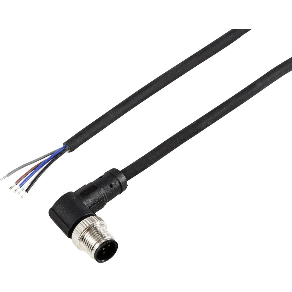TRU COMPONENTS TC-12833140 priključni kabel za senzor/aktivator M12 kutni muški konektor 2 m Broj polova: 5 1 St. slika