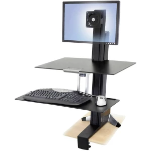 1-struki Stolni nosač za monitor 25,4 cm (10") - 61,0 cm (24") Mogučnost savijana, Rotirajuči Ergotron WorkFit-S slika