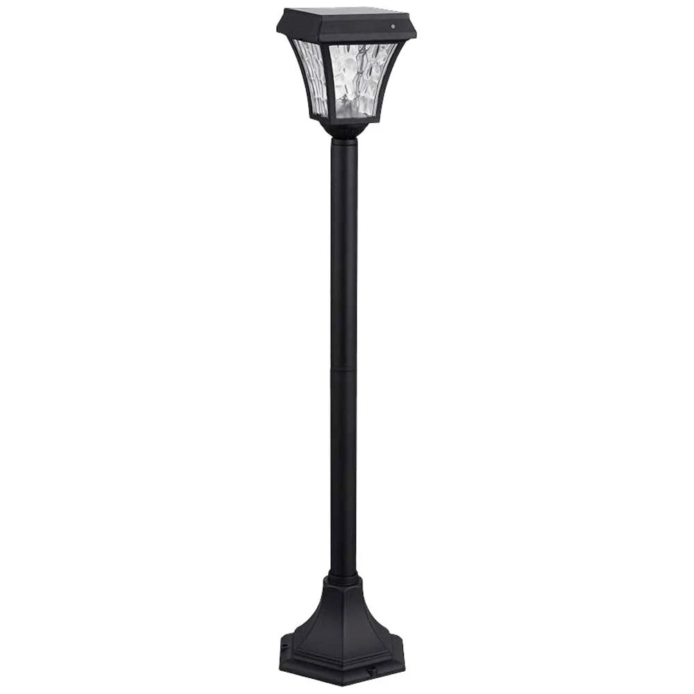 V-TAC vanjska solarna podna lampa  VT-984-S 2891   LED 2.00 W toplo bijela, prirodno bijela, hladno bijela crna (mat) slika