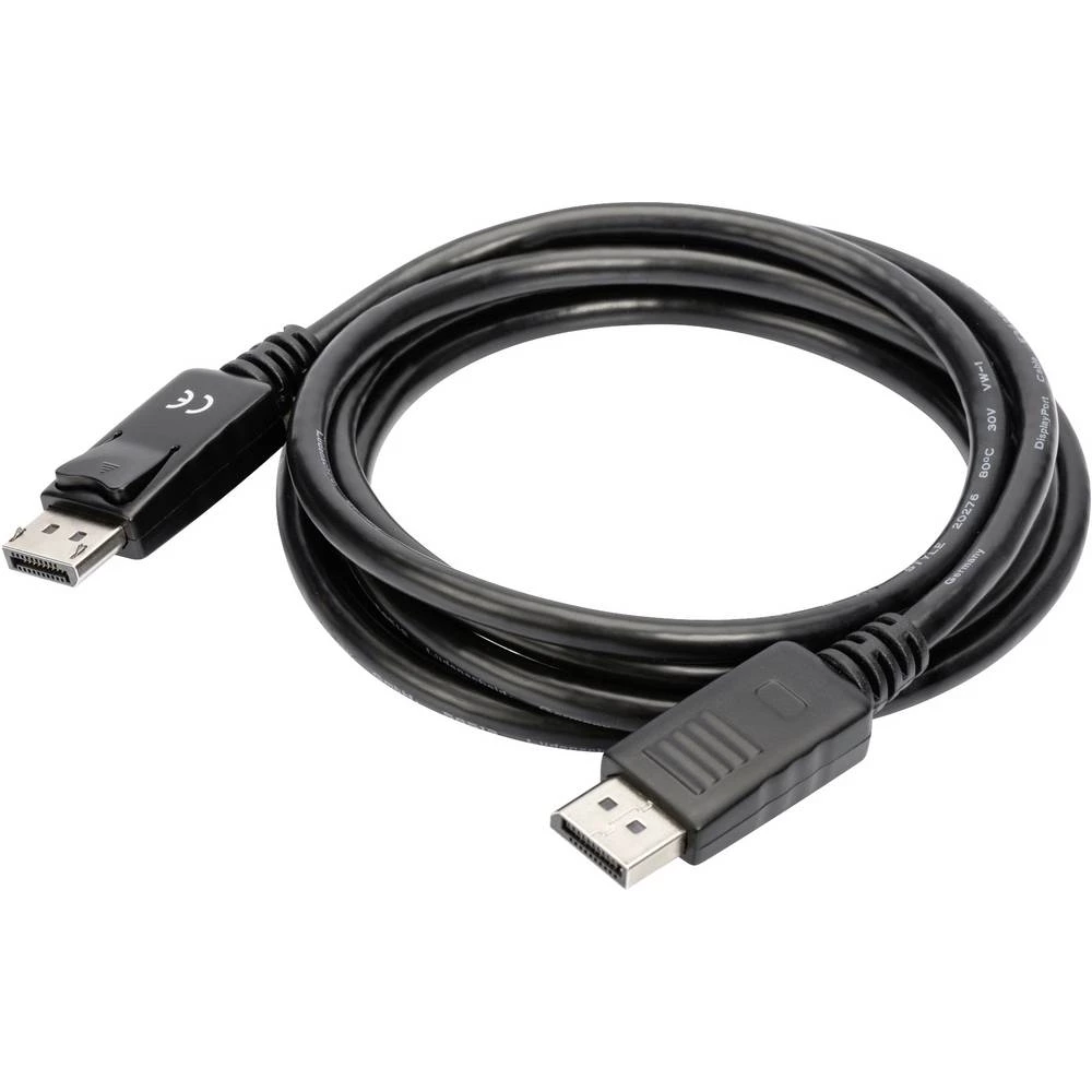 Digitus    DisplayPort    priključni kabel    2.00 m    AK-990901-020-S-Stück    DisplayPort 1.2, sa zaštitom, zaključan    crna    [1x muški konektor displayport - 1x muški konektor displayp slika