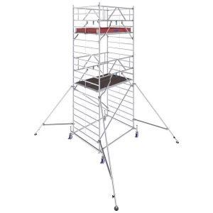 Krause 781048 FahrGerüst aluminij na roli mobilna Radna visina (maks.): 6.40 m srebrna 230 kg slika