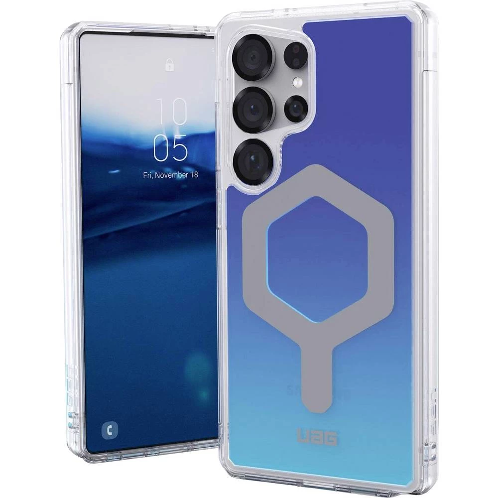 Urban Armor Gear Plyo Pro stražnji poklopac za mobilni telefon Samsung Galaxy S25 Ultra plava boja, Ombré induktivno pun slika