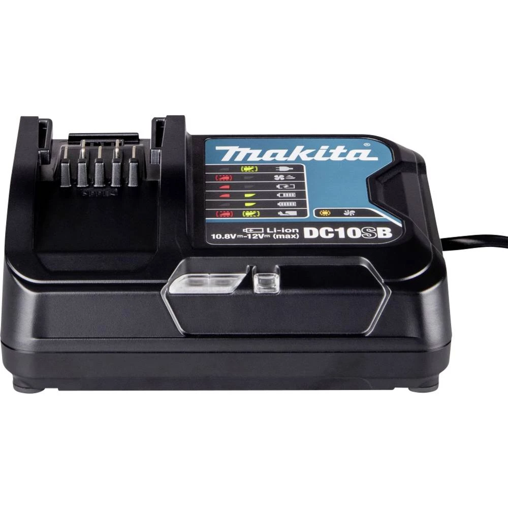 Makita DC10SB punjač za akumulatorski paket 197363-4 - E slika
