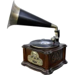 soundmaster NR917 gramofon smeđa boja, zlatna, crna