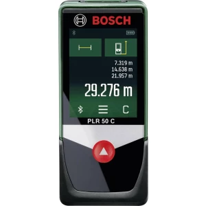 Bosch Home and Garden PLR 50 C Laserski daljinomjer Zaslon osjetljiv na dodir, Bluetooth, Dokumentacija App Mjerno područje (mak slika
