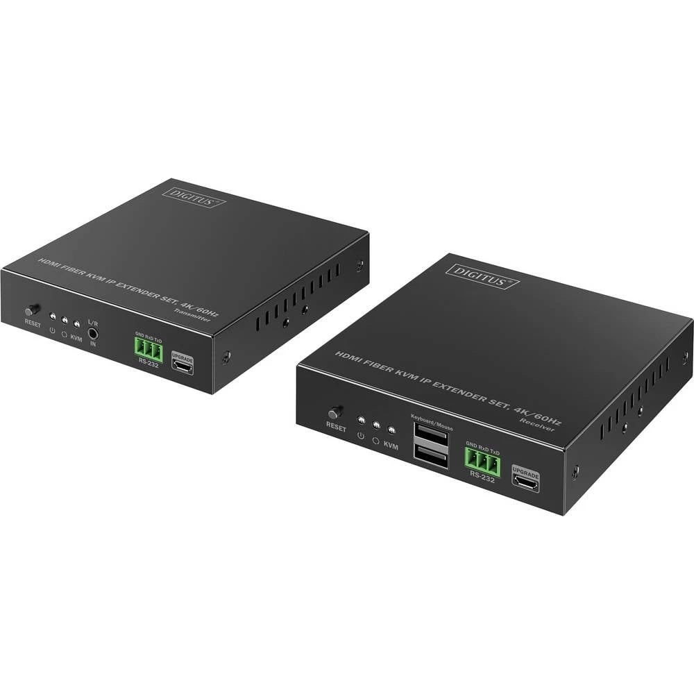 Digitus DS-55348 HDMI™, HDMI® ulaz, HDMI® izlaz, SFP, USB, USB a, USB 1.1, priključak napajanja, RS232, mikro USB, sluša slika