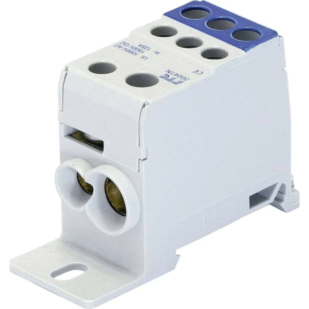 Blok stezaljka Aluminijum Sivo-plava 35 mm&sup2; 1000 V Vrsta provodnika = N FTG Friedrich Göhringer 5688 slika