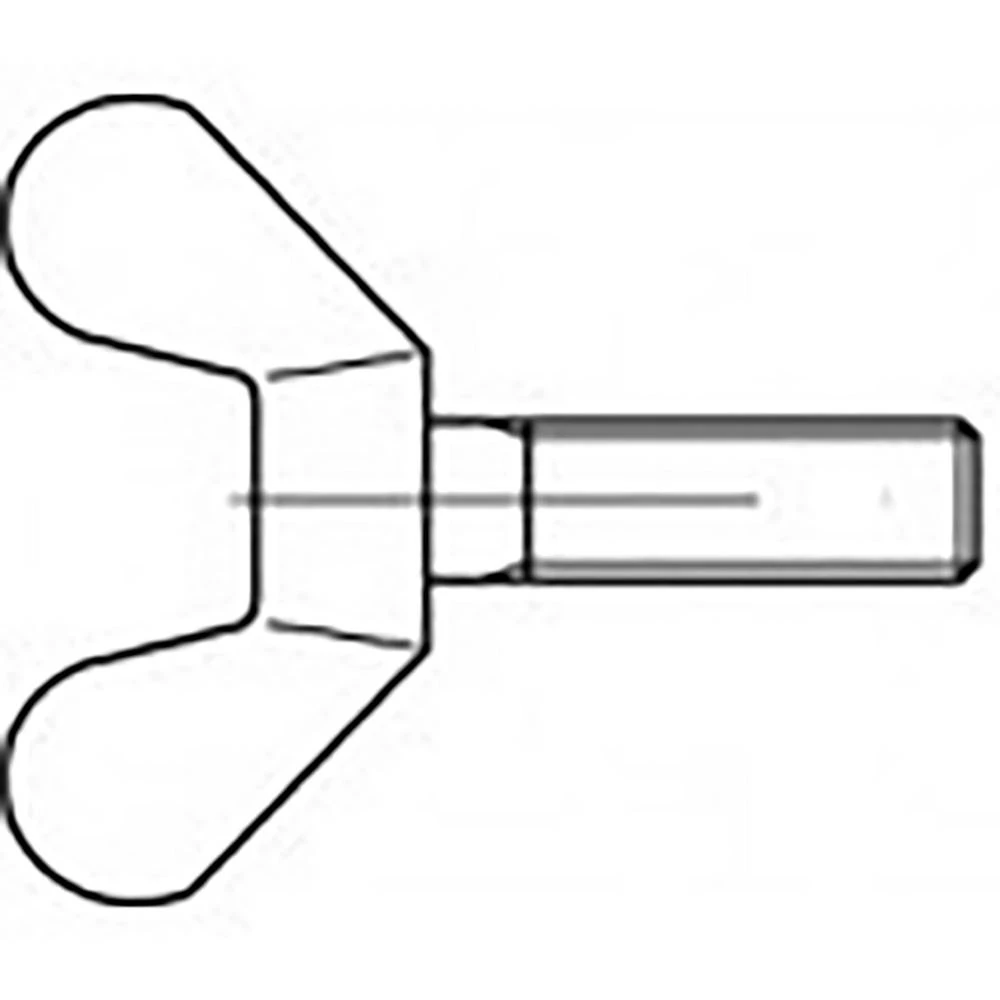 TOOLCRAFT  TO-6854610 leptir vijci M12 70 mm  DIN 316   temper lijev pocinčani 20 St. slika