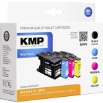 KMP kombinirano pakiranje tinte zamijena Brother LC-1280, LC1280XLVALBPDR, LC-1280XL kompatibilan kombinirano pakiranje crn, cij