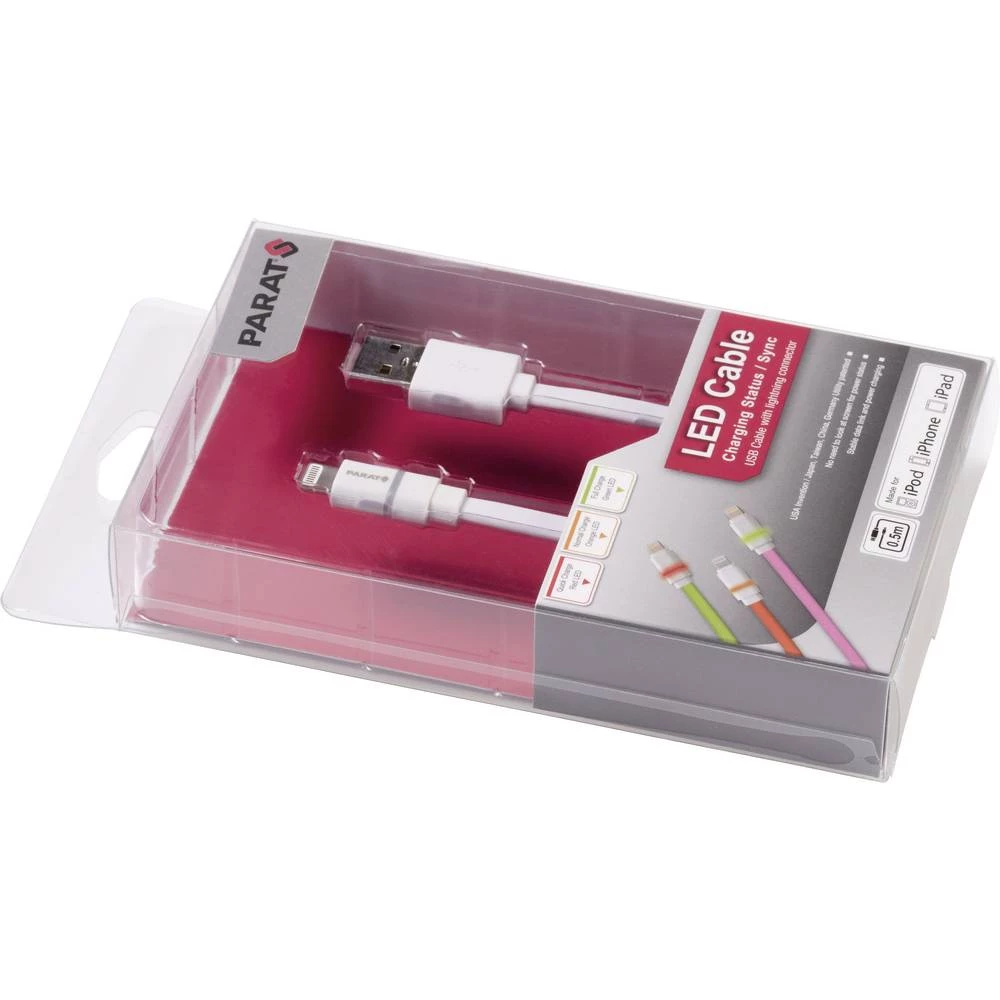 Apple iPad/iPhone/iPod Kabel 1.2 m Apple Lightning, USB Parat slika