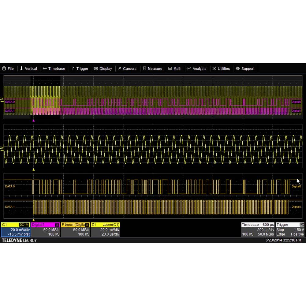 Teledyne LeCroy T3DSO1000A-MSO softver za mjerenje Prikladno za marku (Oprema za mjerne uređaje) Teledyne LeCroy Teledyne LeCroy slika