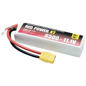 Red Power lipo akumulatorski paket za modele 11.1 V 6500 mAh 35 C softcase XT90 slika