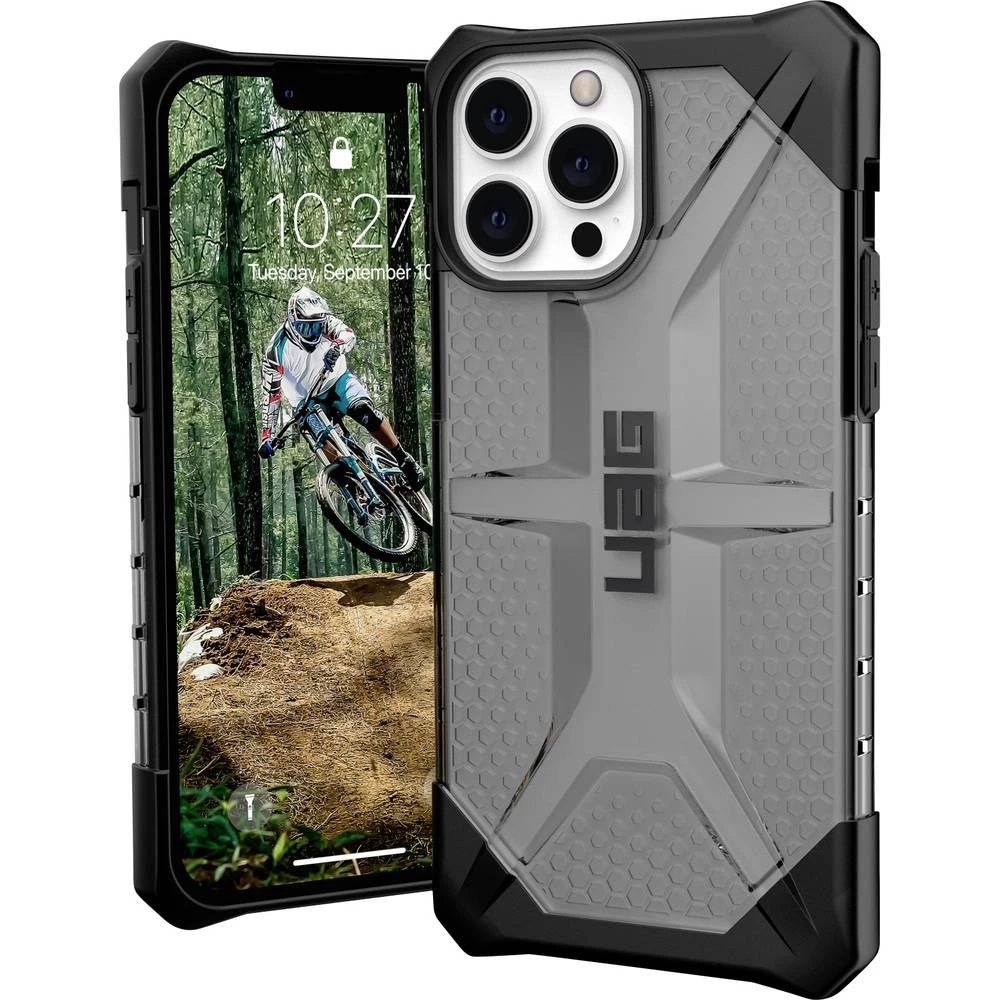 Urban Armor Gear  Plasma Case  stražnji poklopac za mobilni telefon  Apple  IPhone 13 pro Max  pepelasto crna, prozirna slika