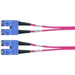 Staklena vlakna Svjetlovodi Priključni kabel [1x Muški konektor SC - 1x Muški konektor SC] 50/125 µ Multimode OM4 5 m Tele