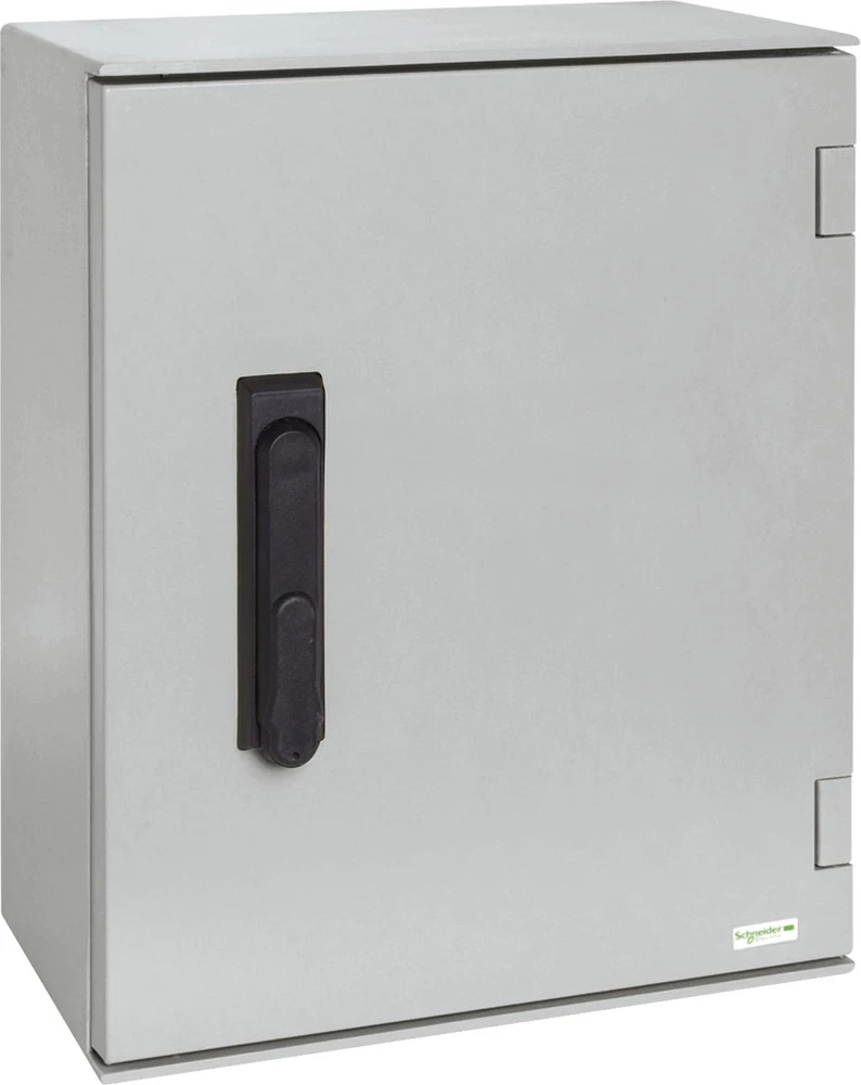 Zidni ormar 430 x 530 x 200 Poliester Siva (RAL 7035) Schneider Electric NSYPLM54VG 1 ST slika