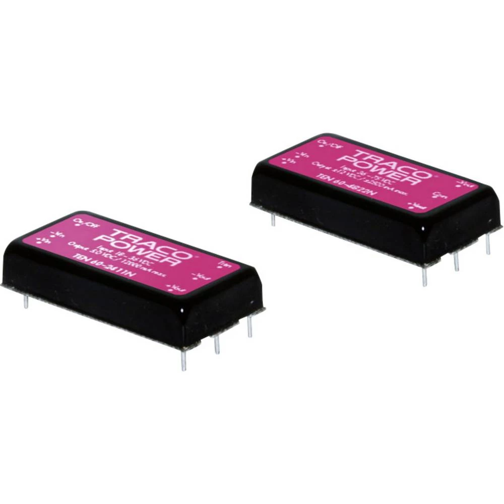 DC / DC pretvarač, serija TEN 60N TracoPower TEN 60-2422N Ulaz Izlaz slika