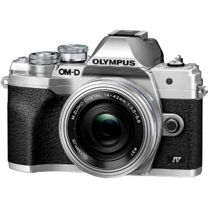 Olympus OM-D E-M10 Mark IV 1442 EZ Pancake Kit (EZ) digitalni fotoaparat 21.8 Megapixel srebrna uklj. standardni zoom o slika