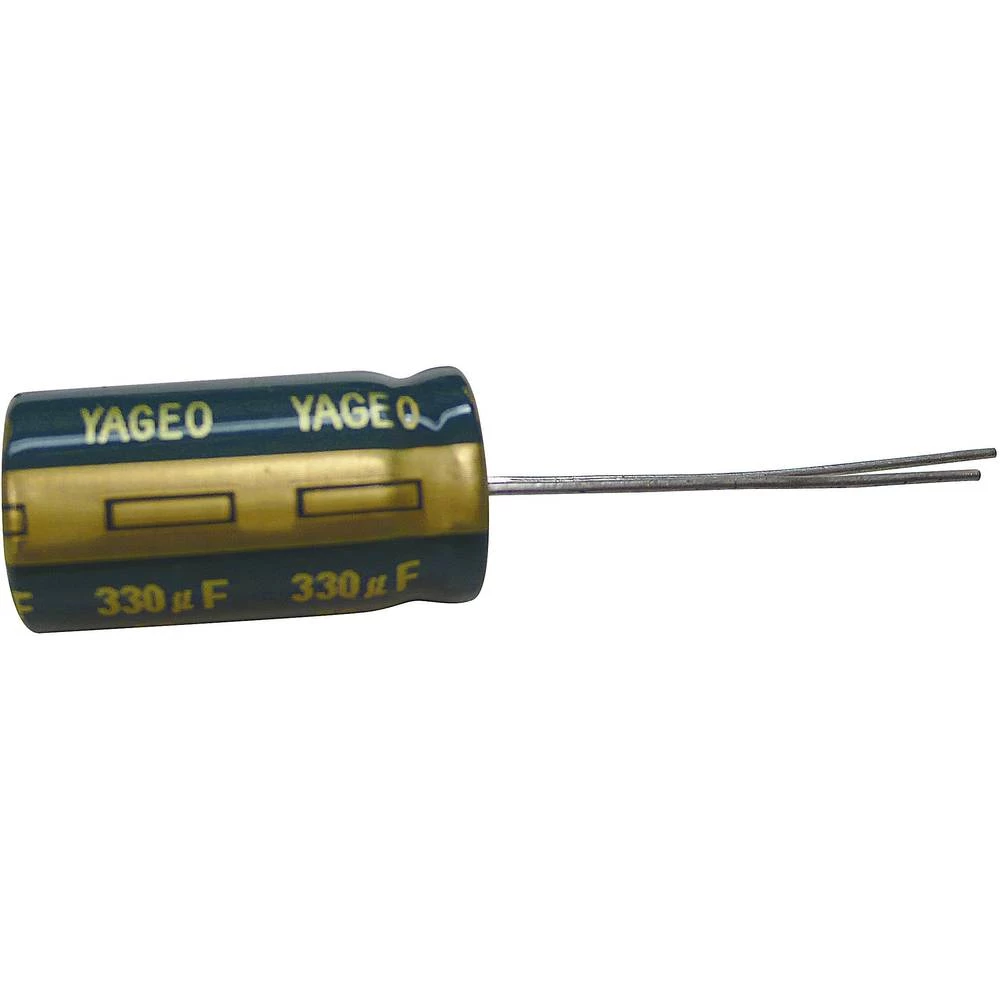 Yageo SY016M1000B5S-1025 Elektrolitički kondenzator radijalno ožičenje 5 mm 1200 μF 16 V 20% (Ø x H) 10 mm x 25 mm 1 kom. slika
